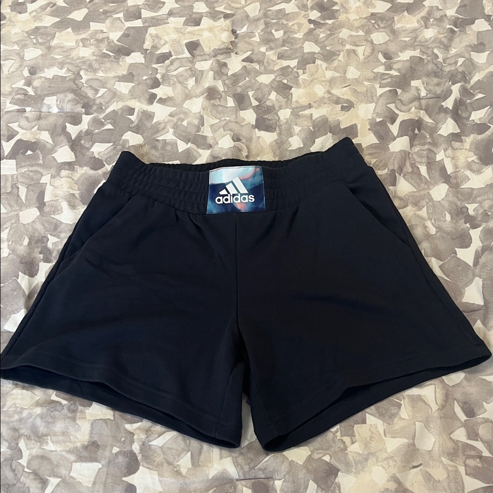 NWT Women’s Zoe Saldana for adidas Navy shorts size S